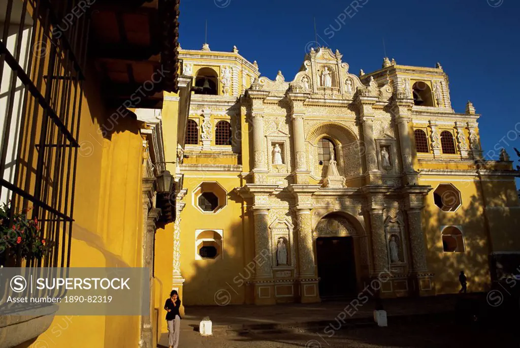 La Merced church, Antigua, UNESCO World Heitage Site, Guatemala, Central America