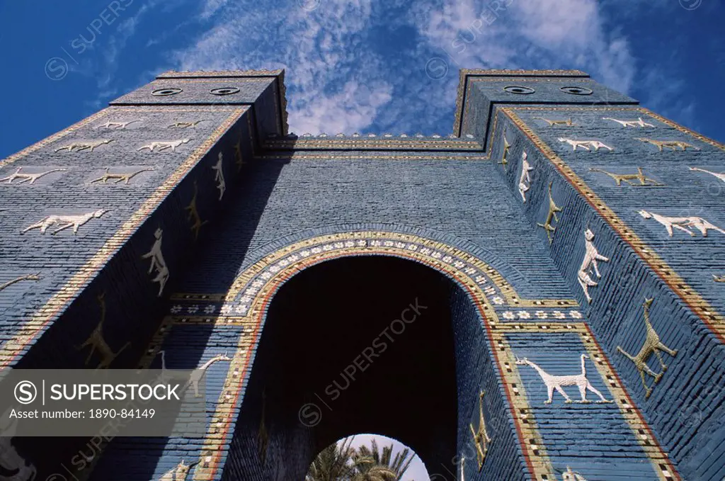 Ishtar Gate, Babylon, Iraq, Middle East
