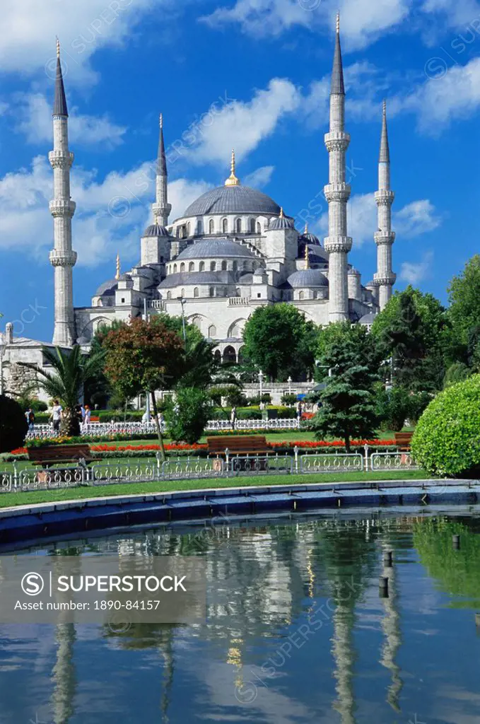 The Blue Mosque Sultan Ahmet Mosque, UNESCO World Heritage Site, Istanbul, Turkey, Europe, Eurasia