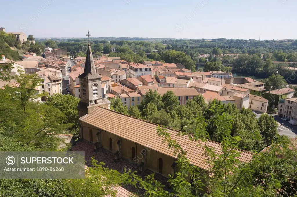 View from Cathedrale St._Nazaire, Beziers, Herault, Languedoc_Roussillon, France, Europe