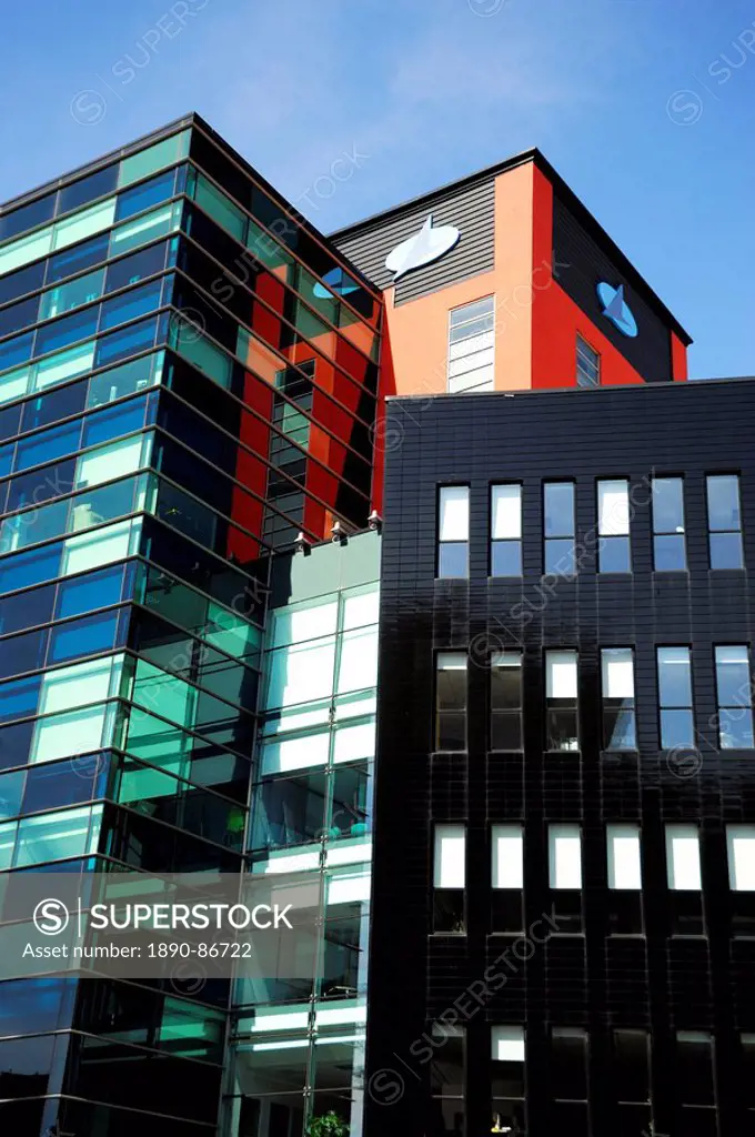 Modern office buildings, Salford Quays, Greater Manchester, England, United Kingdom, Europe