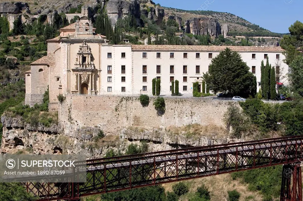 Convento de San Pablo, now a Parador de Turismo, Cuenca, Castilla_La Mancha, Spain, Europe