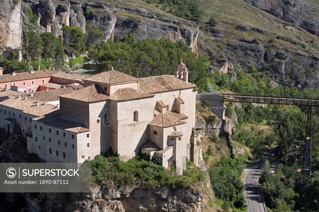 Convento de San Pablo now a Parador de Turismo, Cuenca, Castilla_La Mancha, Spain, Europe