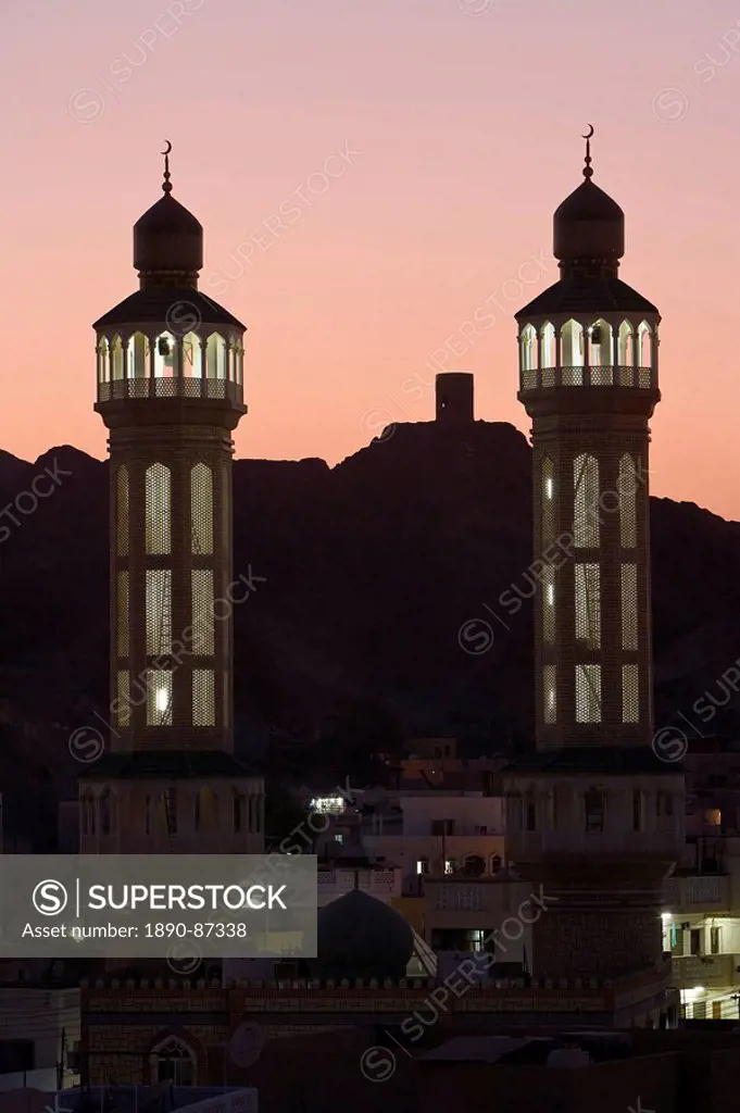 City Mosque in Old Muscat area of Mutrah, Muscat, Oman, Middle East