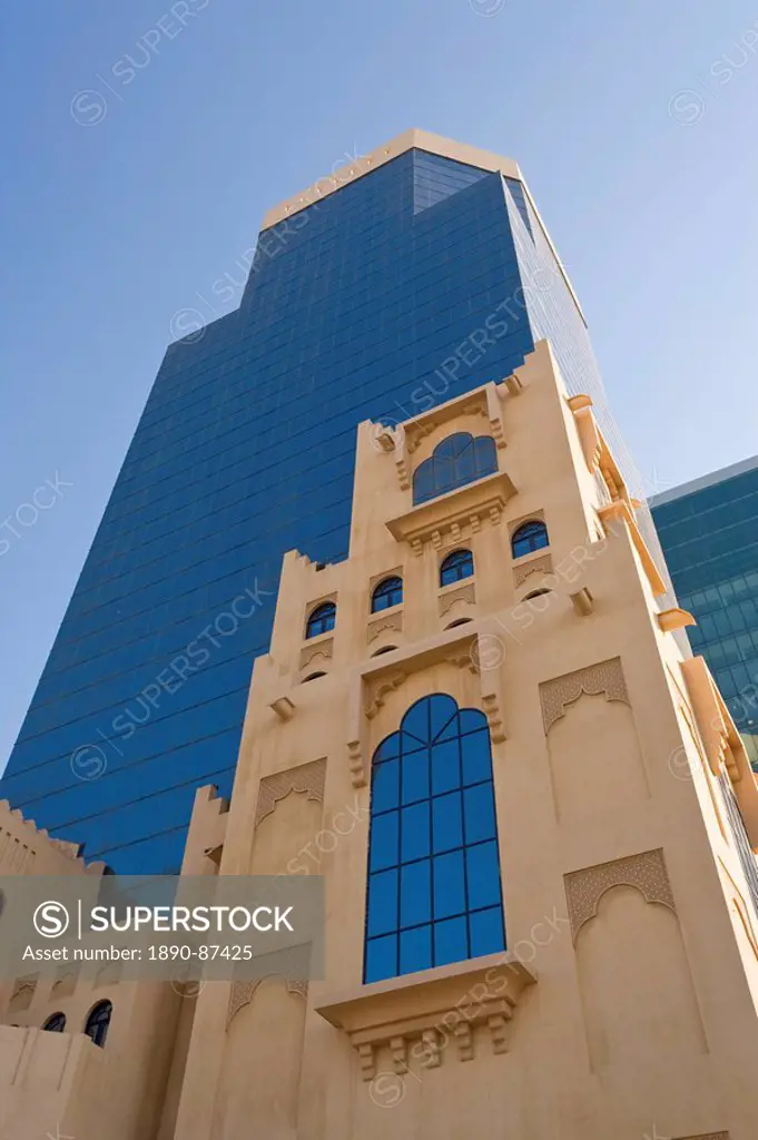 Buildings in the West Bay financial and business district, Doha, Qatar, Middle East