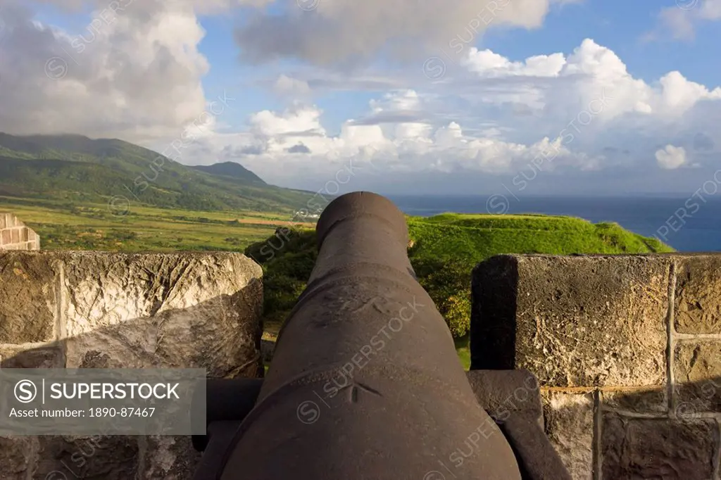 Brimstone Hill Fortress, 18th century compound, lined with 24 cannons, largest and best preserved fortress in the Caribbean, Brimstone Hill Fortress N...