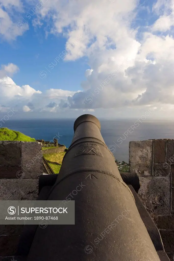 Brimstone Hill Fortress, 18th century compound, lined with 24 cannons, largest and best preserved fortress in the Caribbean, Brimstone Hill Fortress N...