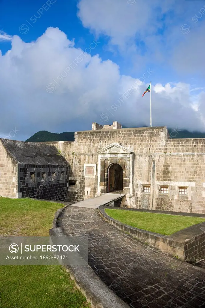 Brimstone Hill Fortress, 18th century compound, largest and best preserved fortress in the Caribbean, Brimstone Hill Fortress National Park, UNESCO Wo...