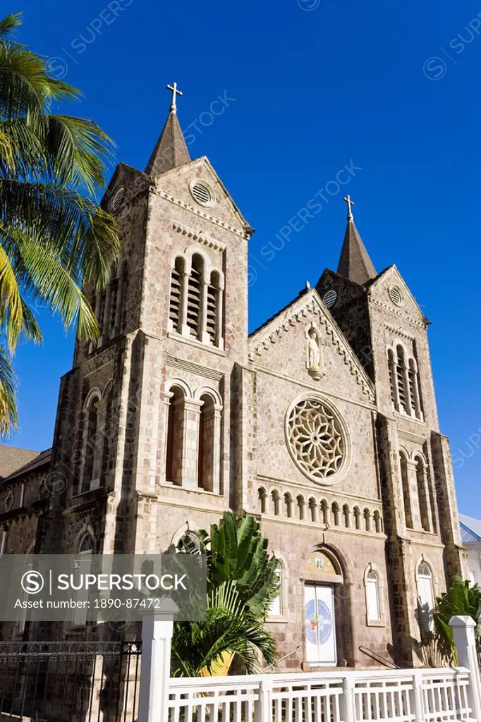 Immaculate Conception Cathedral, Basseterre, St. Kitts, Leeward Islands, West Indies, Caribbean, Central America