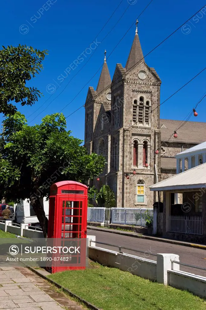 Immaculate Conception Cathedral, Basseterre, St. Kitts, Leeward Islands, West Indies, Caribbean, Central America
