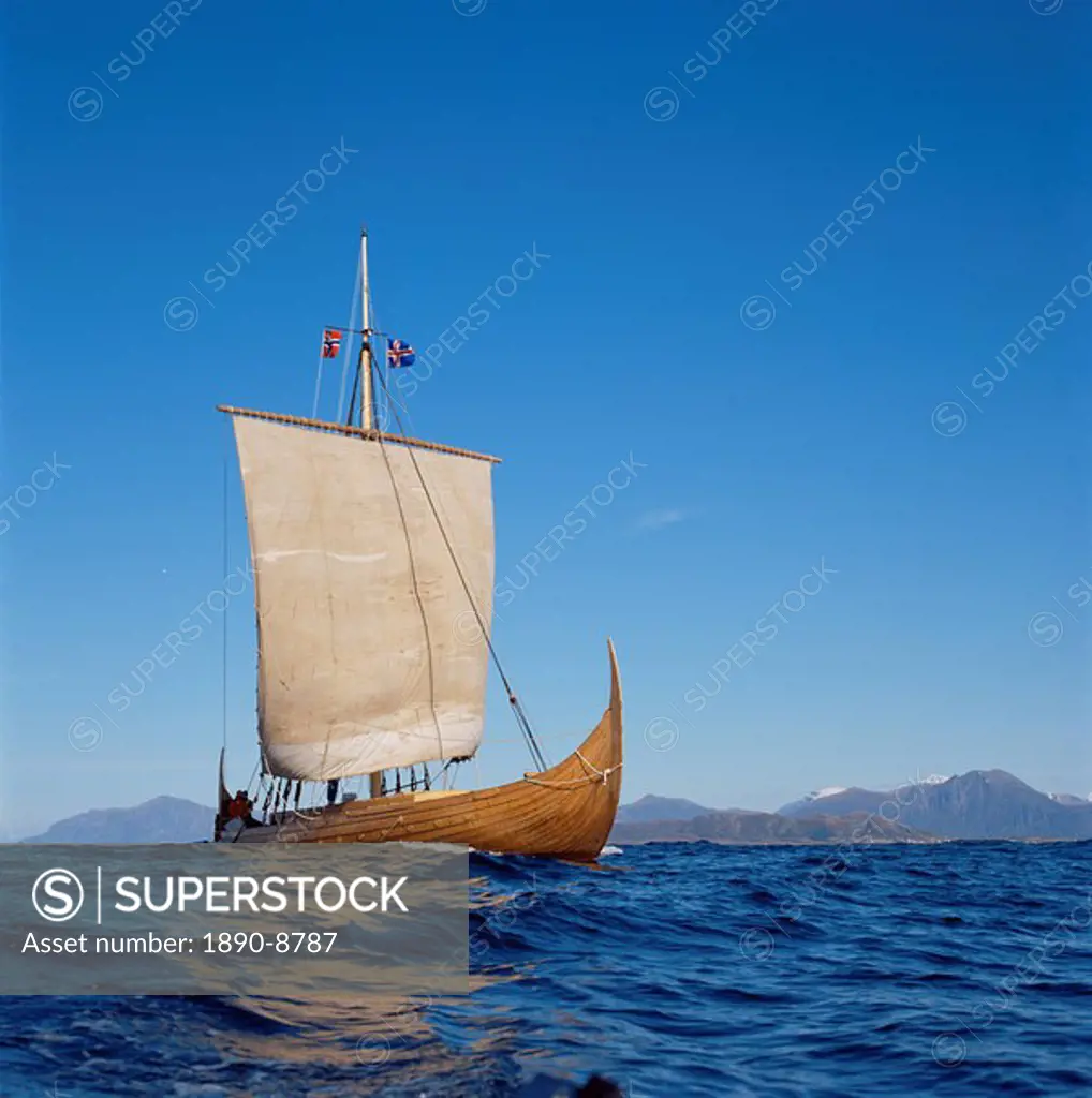Gaia, replica Viking ship, Norway, Scandinavia, Europe