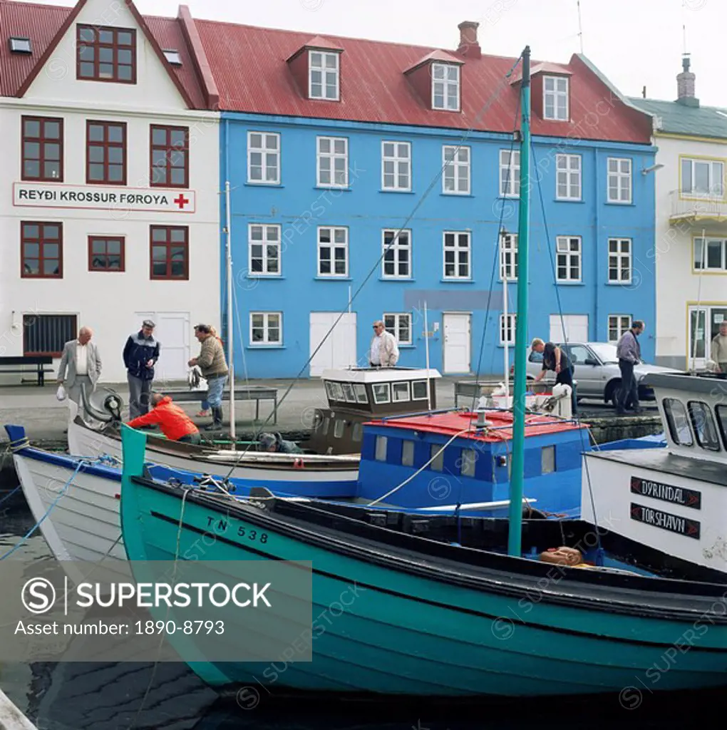 Thorshavn, Stremoy, Faroe Islands, Denmark, Atlantic, Europe