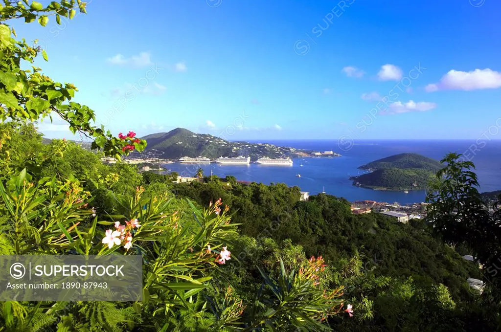 Charlotte Amalie Tramway capital of United States Virgin Islands, West Indies, Caribbean, Central America