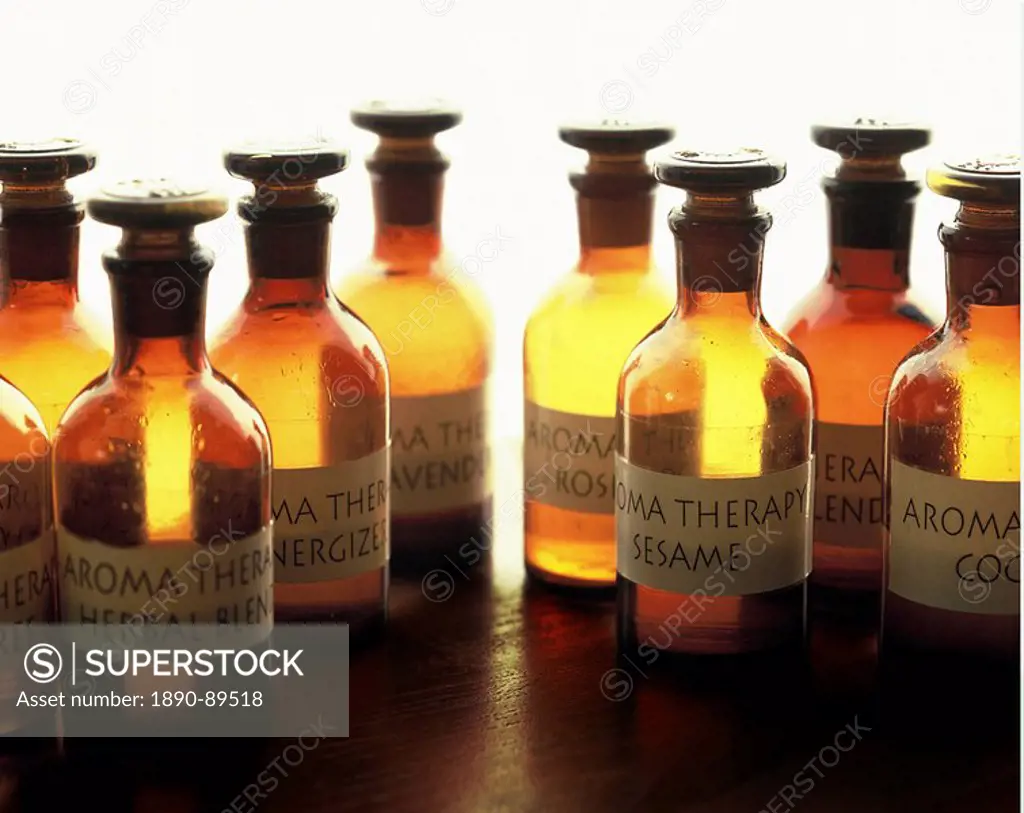 Aroma oil bottles