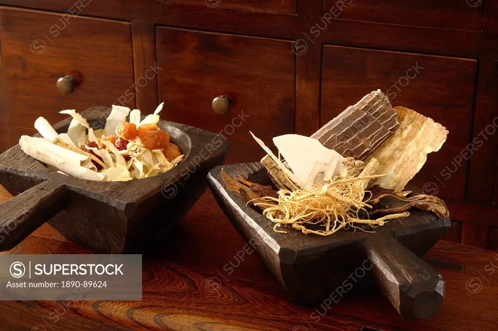 Various Chinese herbs for traditional Chinese medicine