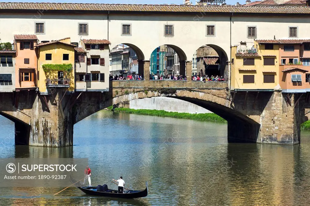 Ponte Vecchio, Florence Firenze, UNESCO World Heritage Site, Tuscany, Italy, Europe