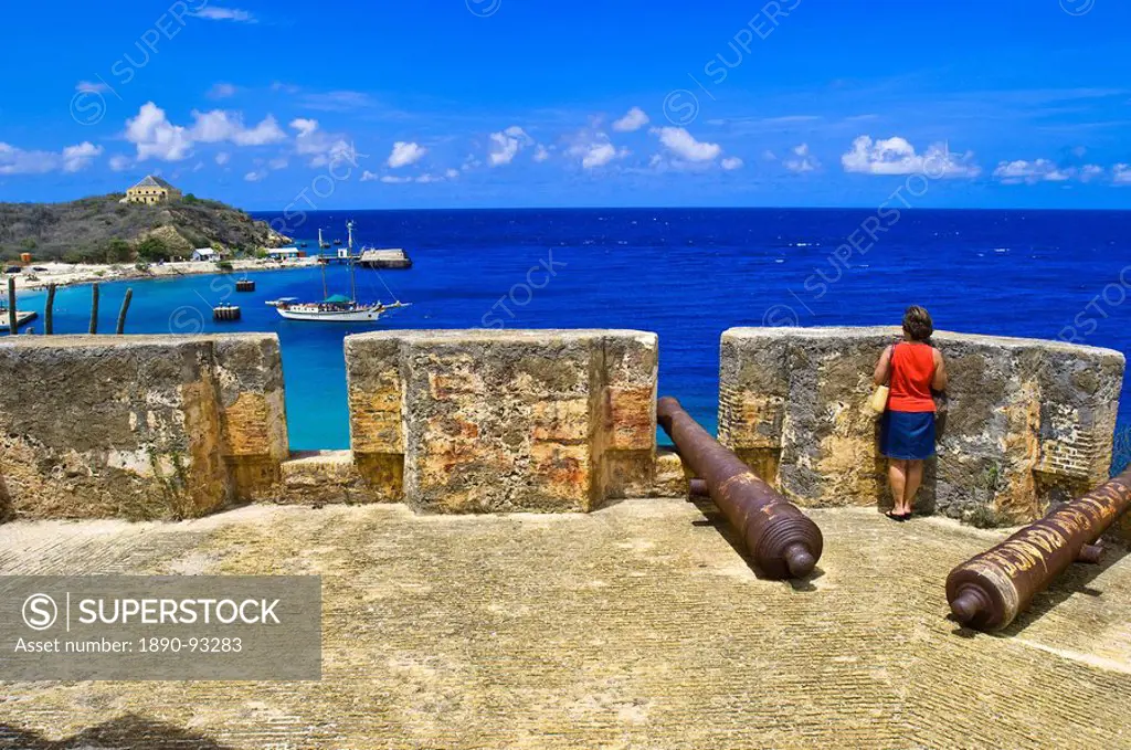 Fort Beekenburg, Caracas Bay, Curacao, Netherlands Antilles, West Indies, Caribbean, Central America