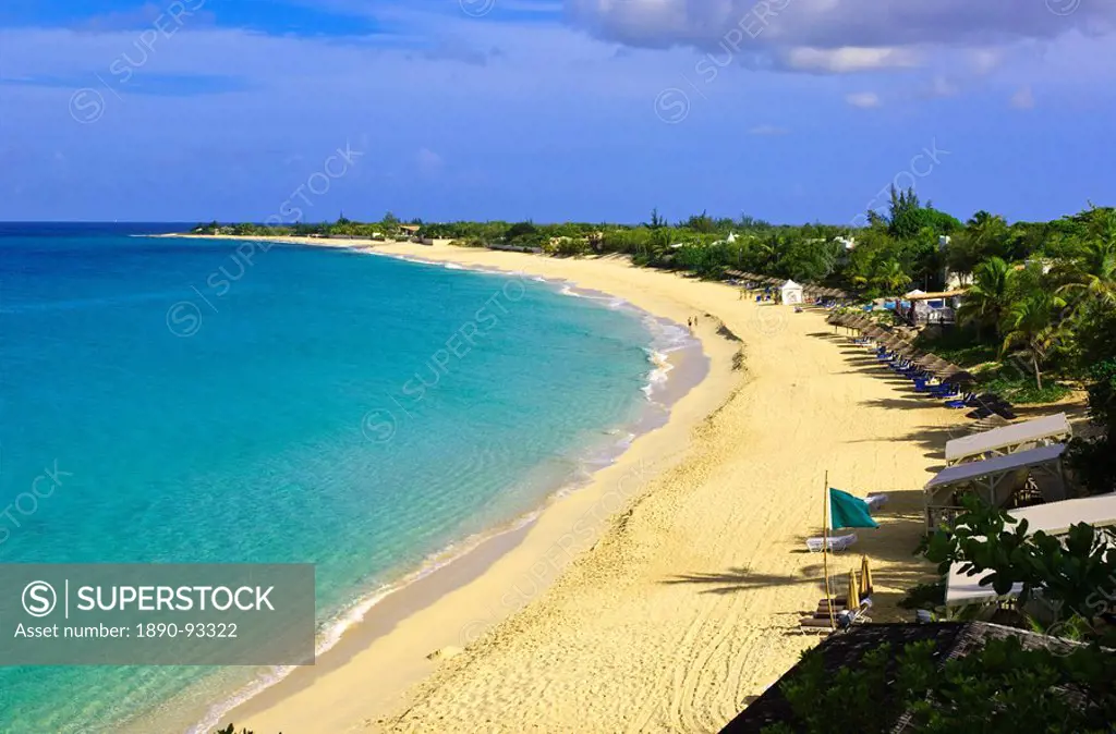 Long Beach Baie Longue, St. Martin St. Maarten, Netherlands Antilles, West Indies, Caribbean, Central America