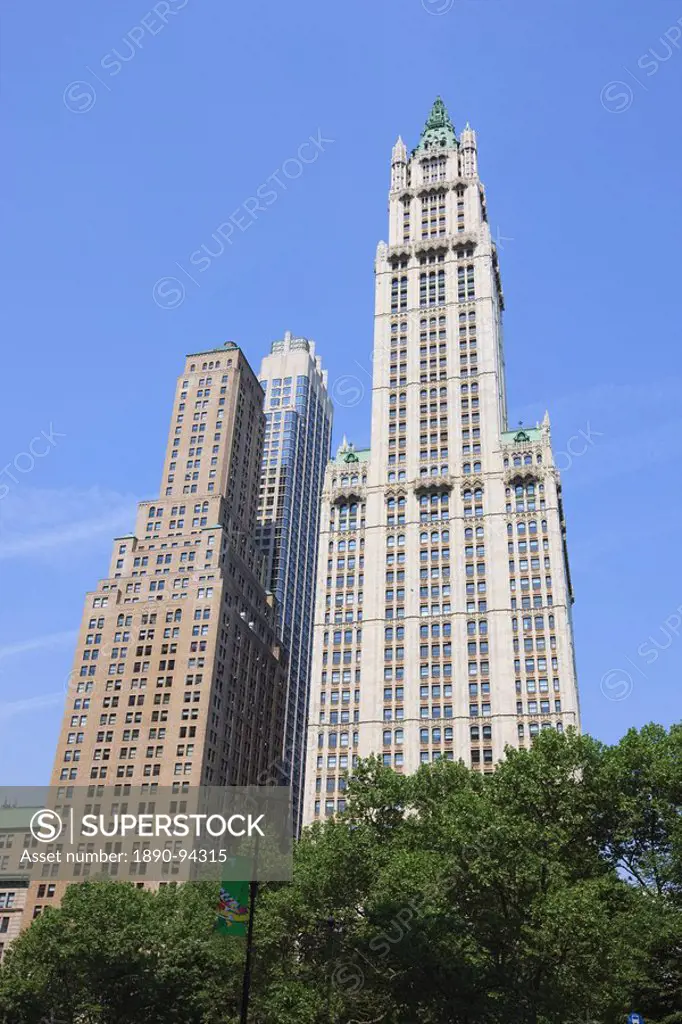 The Woolworth Building, Manhattan, New York City, New York, United States of America, North America