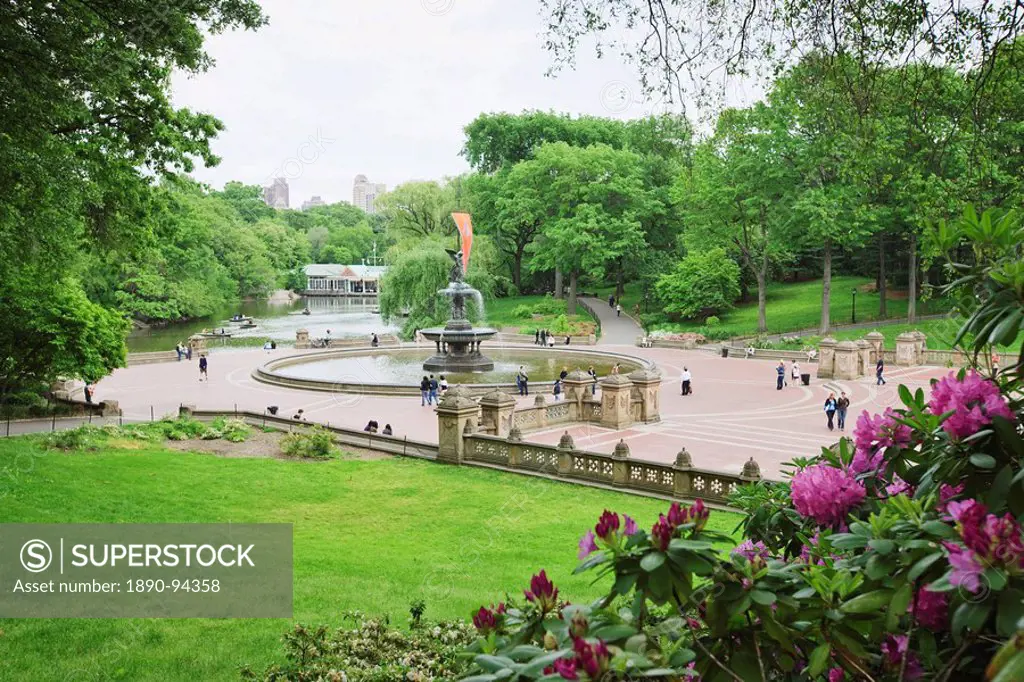 Bethesda Fountain and Terrace, Central Park, Manhattan, New York City, New York, United States of America, North America