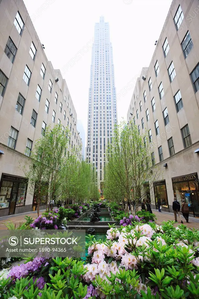 Rockefeller Center, Manhattan, New York City, New York, United States of America, North America