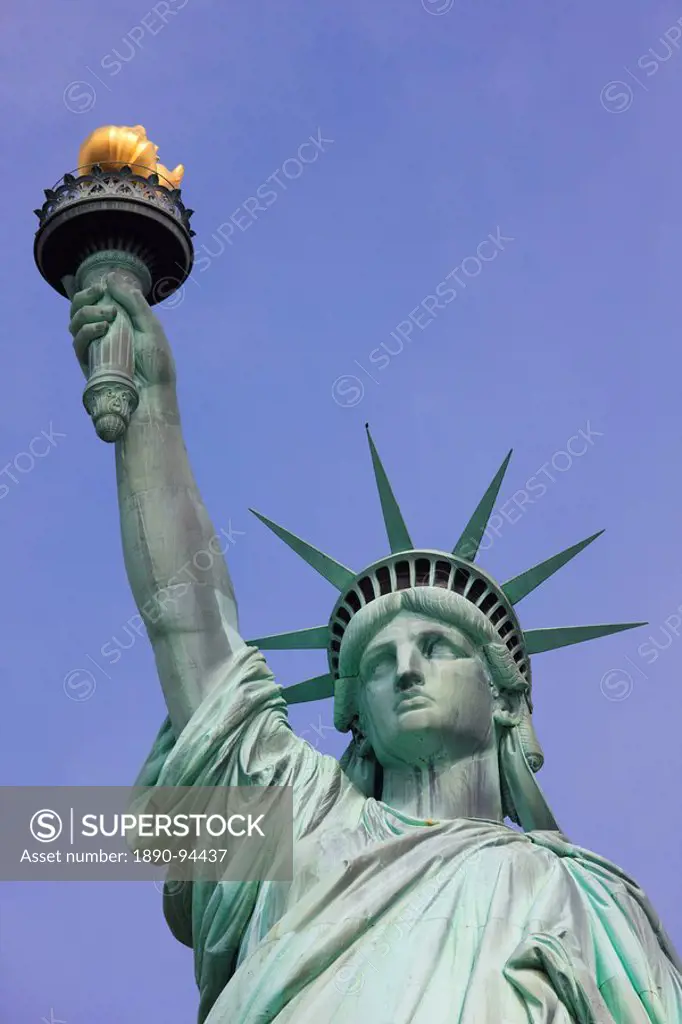 The Statue of Liberty, Liberty Island, New York City, New York, United States of America, North America