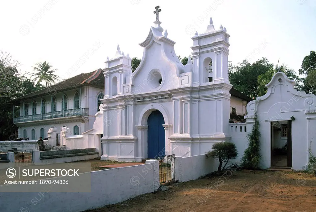 Church in Goa, India, Asia