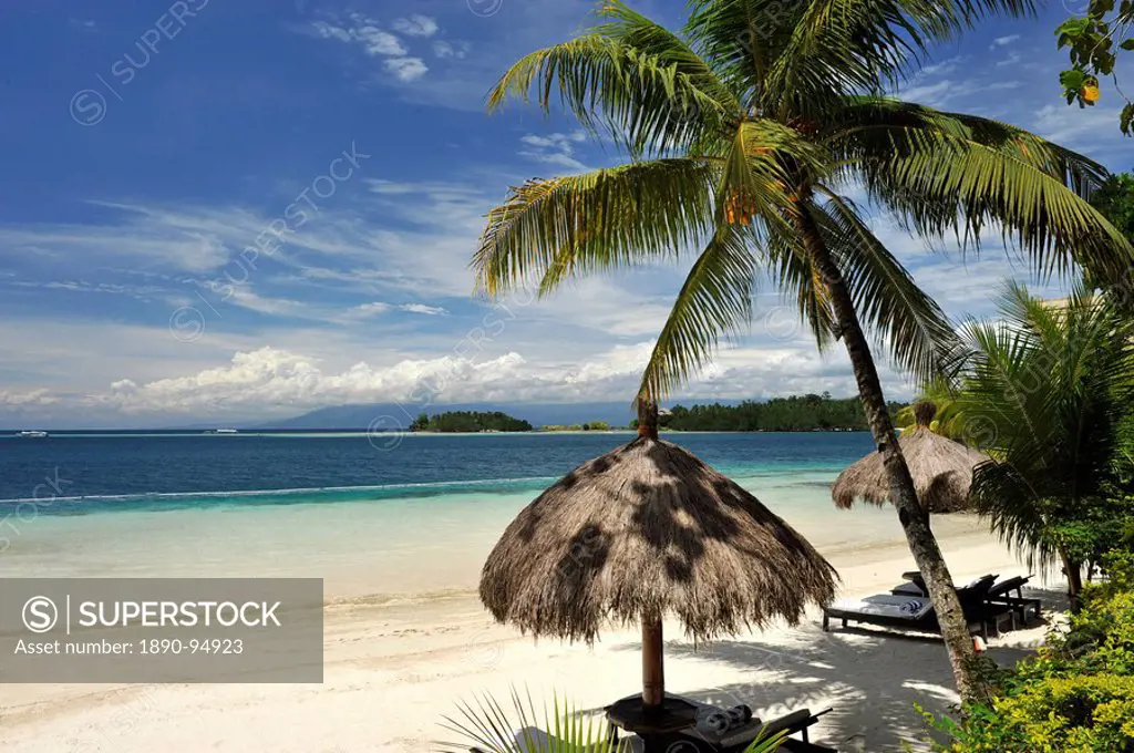 Beach, Pearl Farm Resort on Samar Island in Davao, Mindanao, Philippines, Southeast Asia, Asia
