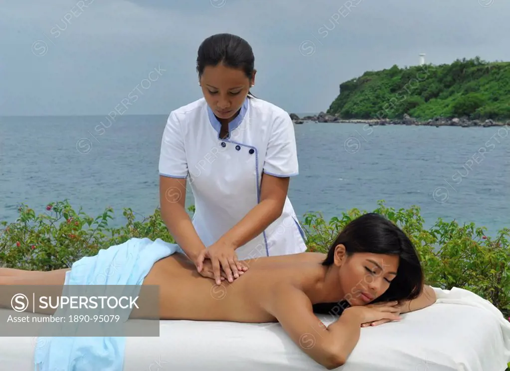 Massage, The Spa at Thunderbird Resort, La Union, Philippines, Southeast Asia, Asia