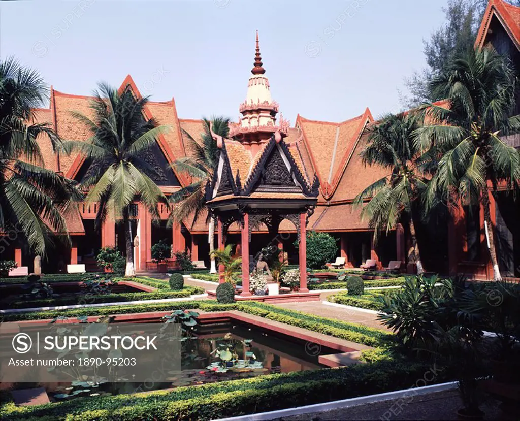 National Museum, Phnom Penh, Cambodia, Indochina, Southeast Asia, Asia