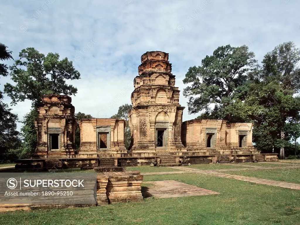 Prasat Kravan, dating from the early 10th century, Angkor, UNESCO World Heritage Site, Cambodia, Indochina, Southeast Asia, Asia
