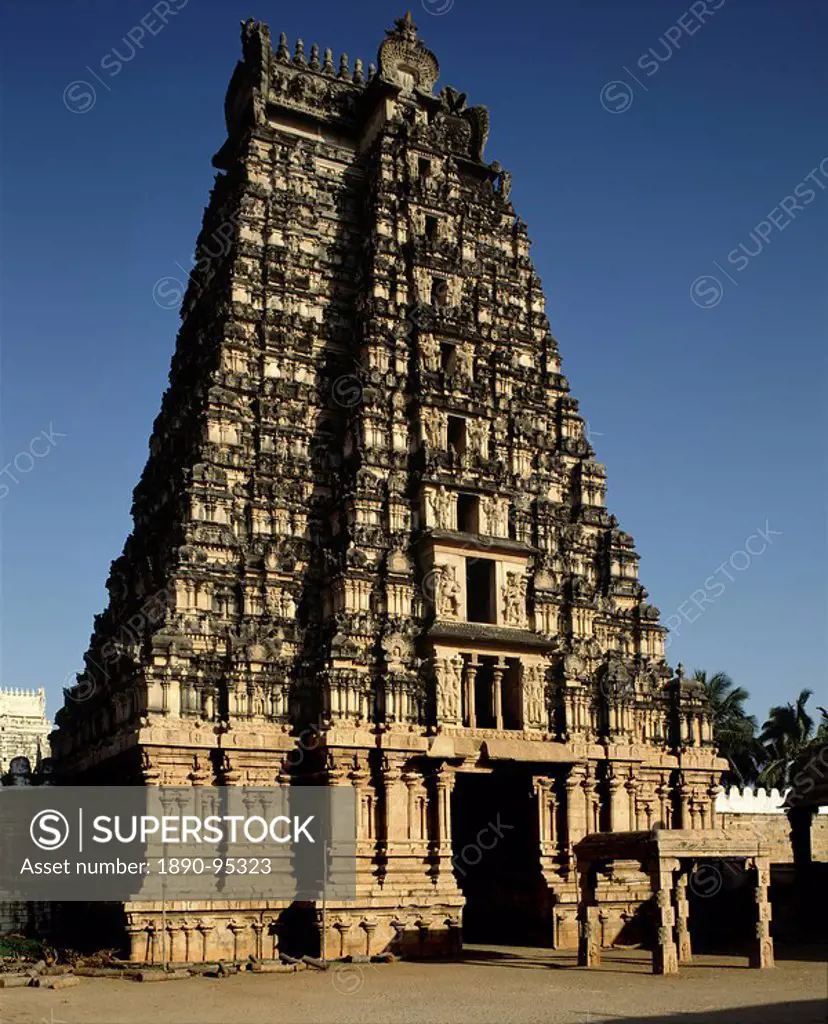 Srirangam Temple, Tamil Nadu, India, Asia