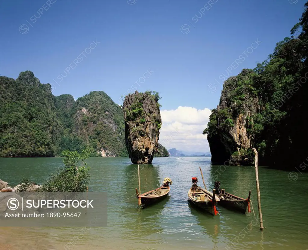 James Bond Island, Phangnga Bay, Thailand, Southeast Asia, Asia