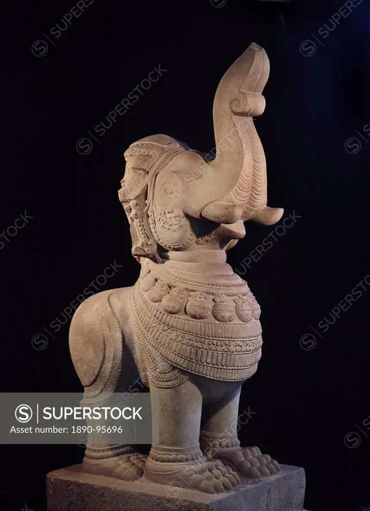 Gajahsimha, Cham art, Thap Mam style dating from the 12th century, Cham Museum, Danang, Vietnam, Indochina, Southeast Asia, Asia