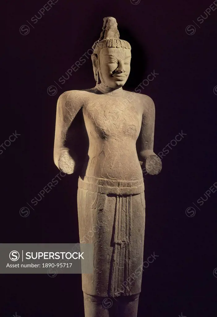 Standing Shiva from Mi Son, Cham art from the 8th century, Danang Museum, Vietnam, Indochina, Southeast Asia, Asia