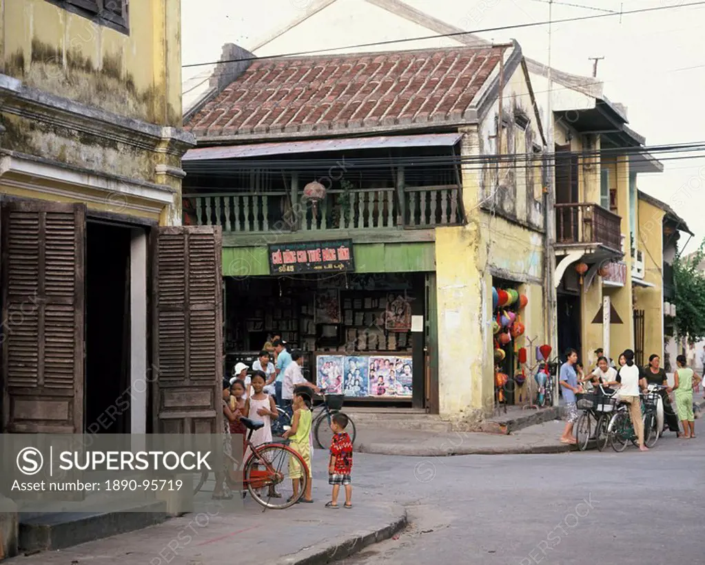 Shophouses in Hoi An, Vietnam, Indochina, Southeast Asia, Asia,
