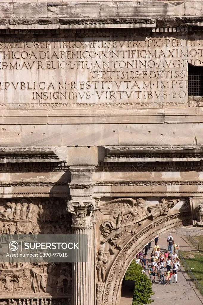 Detail, Forum, Rome, Lazio, Italy, Europe