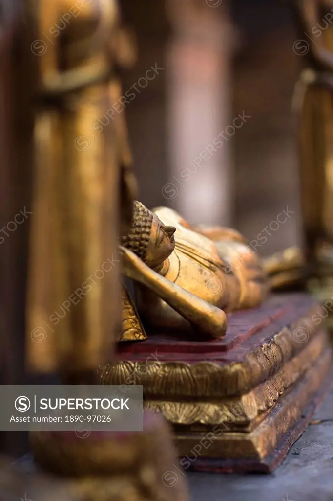 Reclining Buddha, Chiang Mai, Thailand, Southeast Asia, Asia
