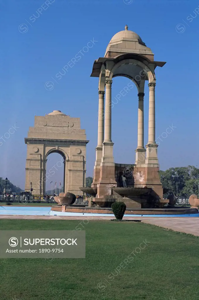 India Gate, New Delhi, Delhi, India, Asia