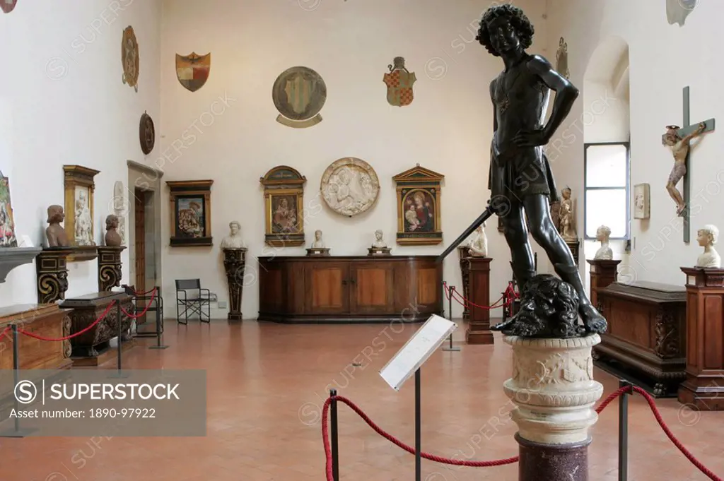 Donatello´s David, The Bargello Museum, Florence, Tuscany, Italy, Europe