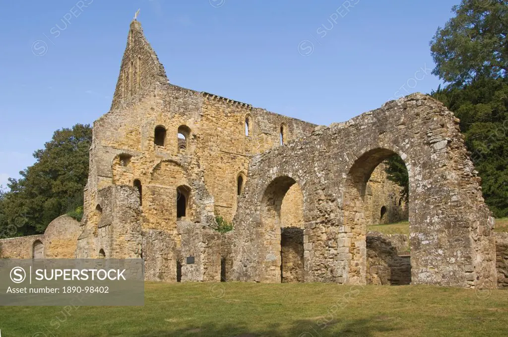 Battle Abbey, built by William the Conqueror after the Battle Hastings 1066, Battle, East Sussex, England, United Kingdom, Europe
