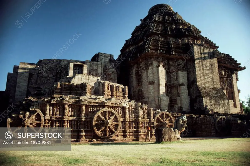 Sun Temple dedicated to the Hindu sun god Surya, Konarak, UNESCO World Heritage Site, Orissa state, India, Asia