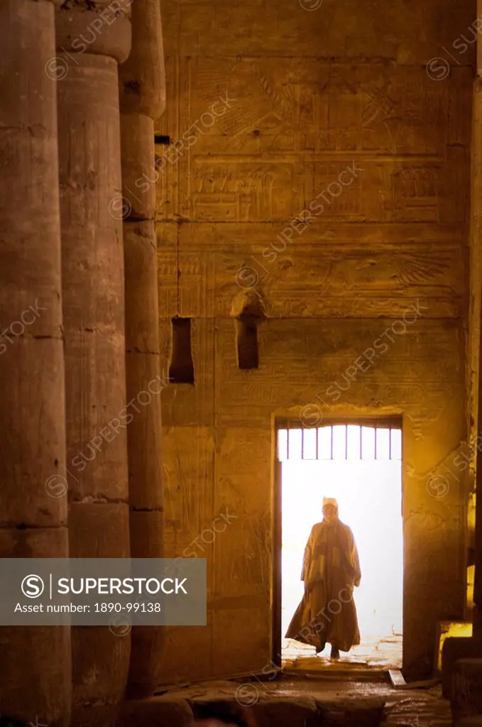 Interior of the Temple of Seti I, Abydos, Egypt, North Africa, Africa