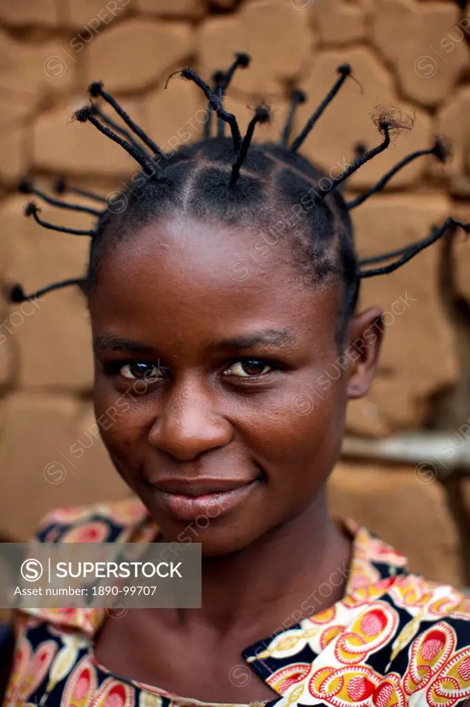 A Congolese women pictured in Kisangani, Democratic Republic of Congo, Africa