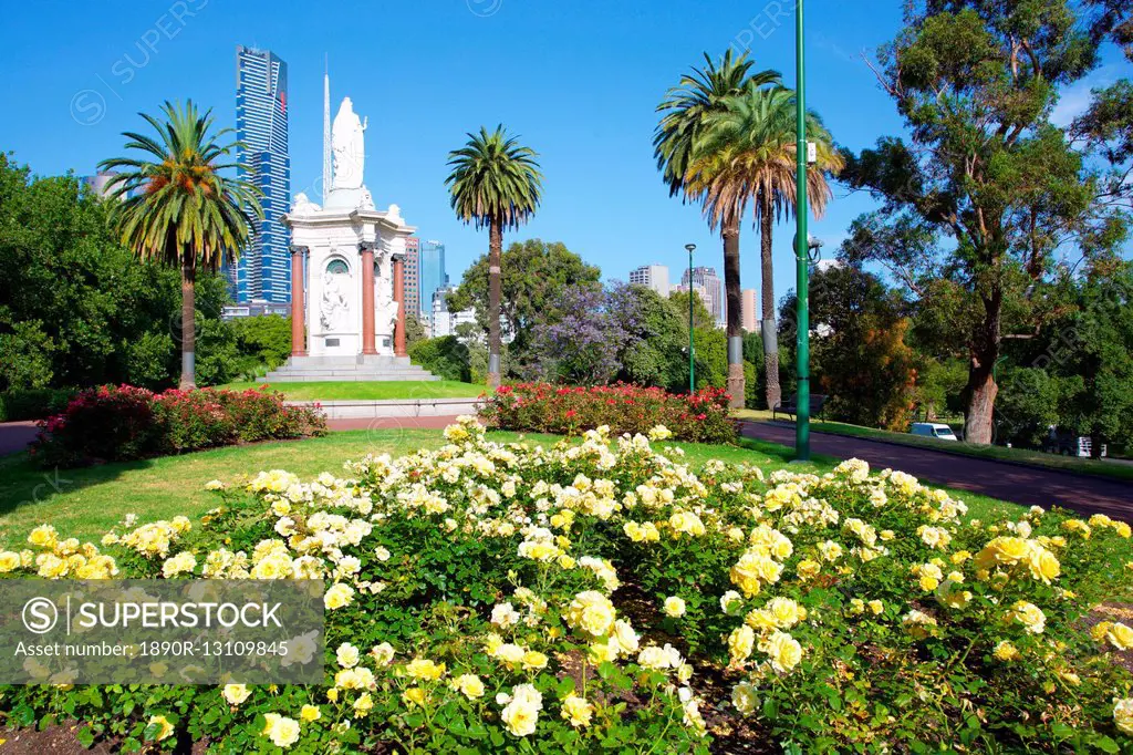 Queen Victoria statue, Queen Victoria Gardens, Melbourne, Victoria, Australia, Pacific