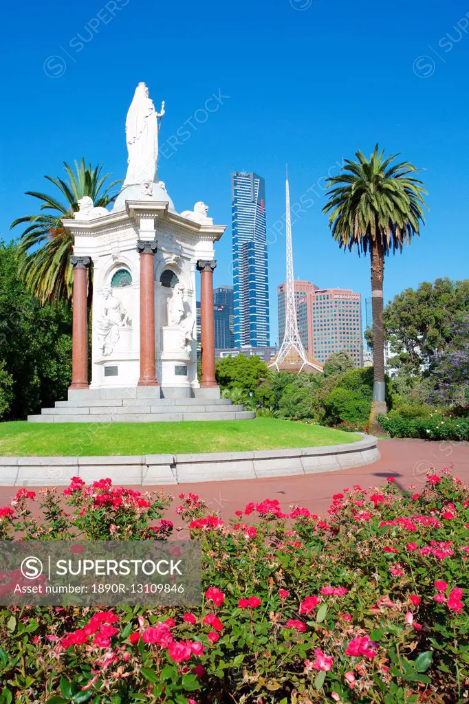 Queen Victoria statue, Queen Victoria Gardens, Melbourne, Victoria, Australia, Pacific