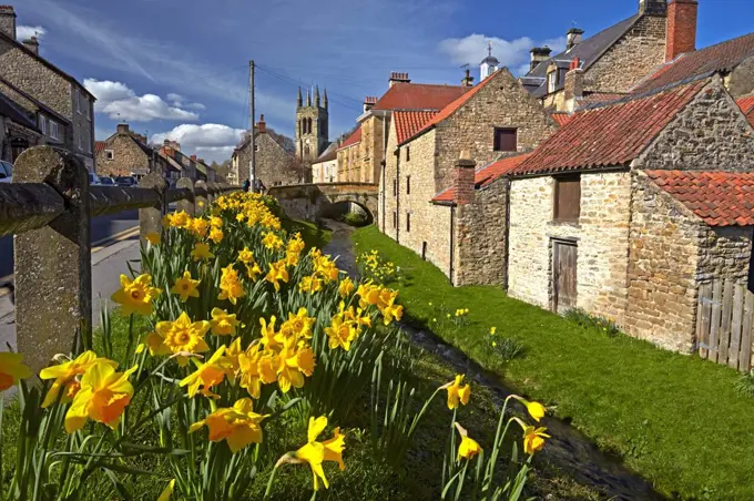 Spring at Helmsley in the North York moors, North Yorkshire, Yorkshire, England, United Kingdom, Europe