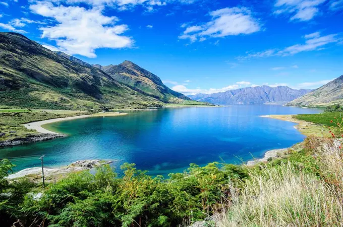 Lake Hawea, Haast Pass, South Island, New Zealand, Pacific