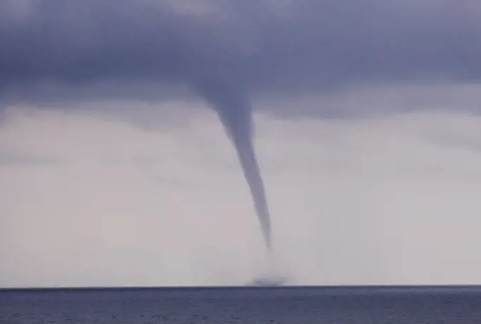 Waterspout offshore, Sao Tome, Sao Tome and Principe, Africa