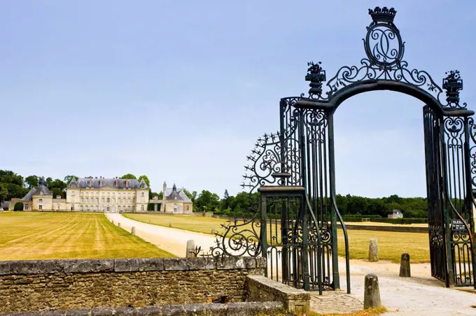 Chateau de Montgeoffroy, 18th Century manor house, by architect Jean-Benoit-Vincent Barre, near Angers, France